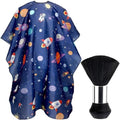 FEBSNOW Kids Hair Cutting Cape, Professional Barber Cape with Duster Brush by HOMECRAFTBEAUTYBABY