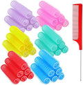 Syhood 36 Pcs Nylon Hair Roller Curler(0.6 x 2.4 Inch,Classic Colors Set) by Syhood