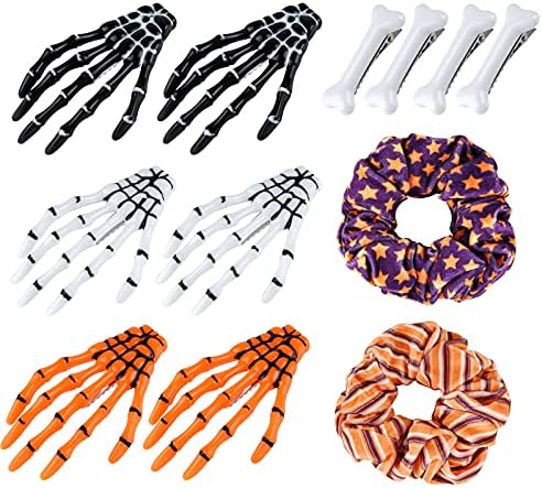 ASTARON 12 Halloween Hair Clips Scrunchies Accessories Set, Girls Dress Up by ASTARON