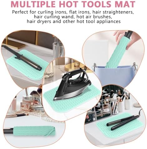 Larger Size Silicone Heat Resistant Mat for Hair Tools(12" x 9") - Image 5