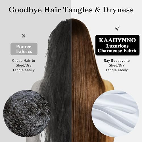 White Adjustable Silk Bonnet Satin Curly Hair Wrap for Sleeping Women - Image 4