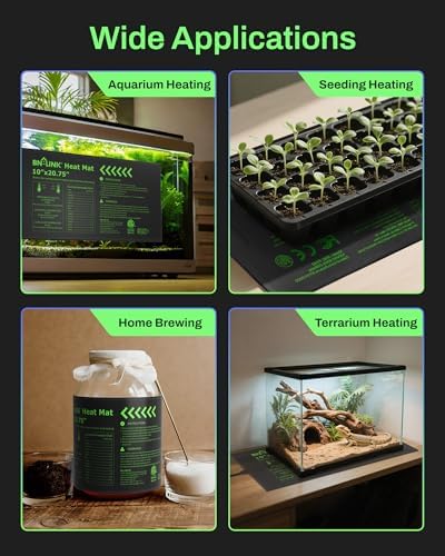 BN-LINK Seedling Heat Mats for Seed Starting Plant Germination 10" x 20.75" - Image 7