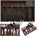 Barber Organizer Station, Wooden Multi-Functional Barber Accessories Storage Tray, Adjustable Multi-Slot Hairdressing Tool Storage Station Suitable for Hair Salons, Home Use, and Pet Shops by WelcometoBarberTop