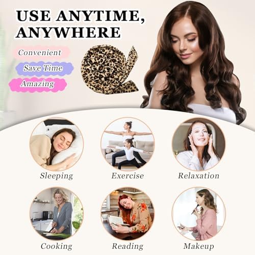 Gwabee Velvet Heatless Curls Overnight Hair Curlers to Sleep In - Image 6