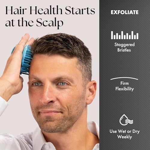 Olivia Garden Scalp Diva Scalp Care Brush - Healthy hair starts with a healthy scalp - Helps with Exfoliating, Cleansing and Massaging - Professional Hair Care Tool for All Lengths - Snag-Free Design - Image 6