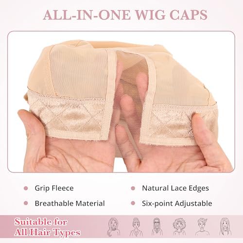 Wig Caps for Women Non Slip - All-in-1 Wig Cap for Lace Front Wigs - Image 6
