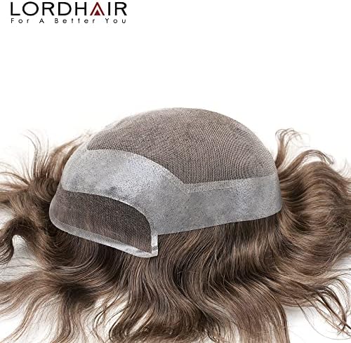 Lordhair Hair System for Men Human Hair Toupee, 8×10 Inch, #6 - Image 6