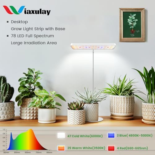 Plant Grow Light, 11in Full Spectrum for Indoor Plants with Base - Image 2