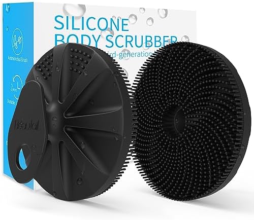 Silicone Body Scrubber, BEAUTAIL Gentle Exfoliating Brush for All Skin Type by BEAUTAIL