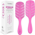 Fiora Naturals Detangler Brush for Wet and Dry Hair, Soft Detangling Brush by FioraNaturals