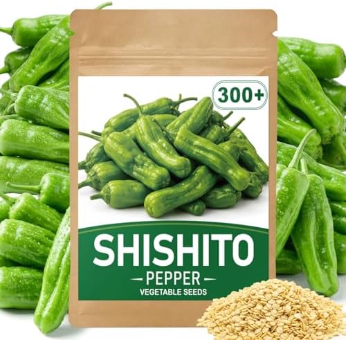 300+ Japanese Shishito Pepper Seeds for Planting, High Germination by Unknown