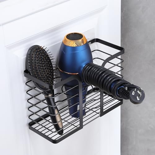 YIGII Hair Dryer Holder/Hair Tool Organizer Wall Mount - Metal Wire Bathroom Blow Dryer Holder Hair Styling Hot Tools Organizer for Flat Iron, Curling Wand, Straightener, Electric Shaver - Image 3