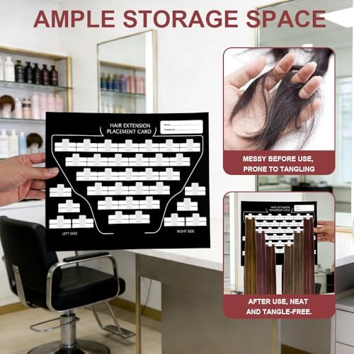 Paper Hair Extension Placement Board - Image 6
