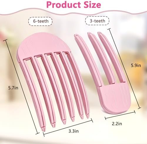 2-Pack Hair Volume Clip, Root Clips for Curly Hair Volume Lift - Image 2