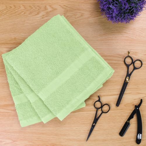 Utopia Towels Salon Towels, Pack of 24, 16x27 in, 100% Cotton, Sage Green - Image 3