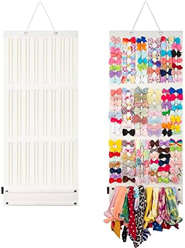 PACMAXI Baby Girl Hair Bows Holder, Hair Clips Storage Hanger For Ribbons by PACMAXI