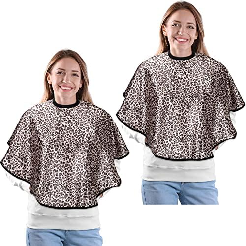Syhood 2 Pcs Makeup Cape Shorty Waterproof Haircut Cape for Women Men by Syhood