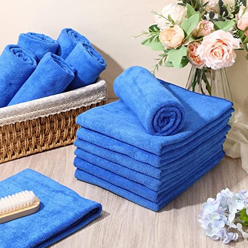 Newwiee 72 Pack Salon Towels Bleach Proof Hair Towel 18 x 30 Inch, Blue - Image 5