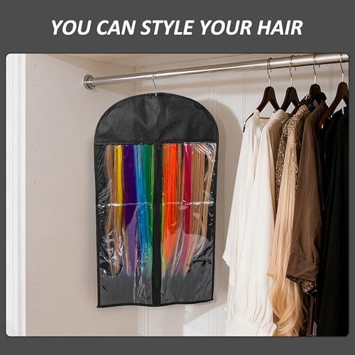 Extra-Wide Hair Extension Holder Set, 3 PCS, 17.7 x 31.5 in - Image 4