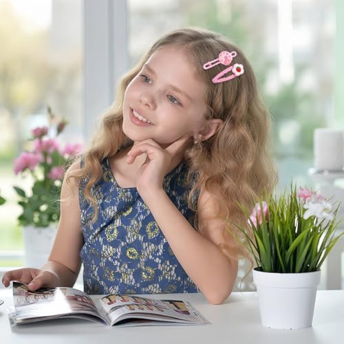56 pcs Girl Hair Clips Cute Clips for Toddler Girls Hair Accessories for Kids Rabbit/Flower/Bow Colorful Patterns - Image 5