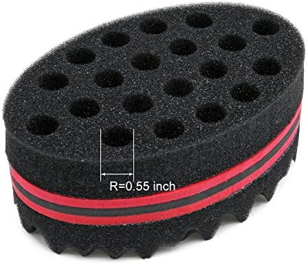 Hair Sponge, Curl Twist Sponge Brush for Black Men Curls Afro Dreads, 1 Pc - Image 4