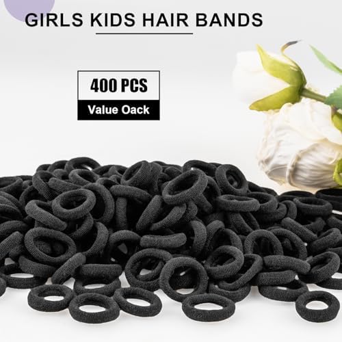 TVINLIK 400 PCS Baby Hair Ties – No Damage Elastic Ponytail Holders - Image 5