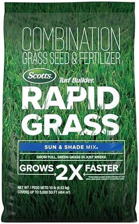 Scotts Turf Builder Rapid Grass Sun & Shade Mix, 10 lbs. by Unknown
