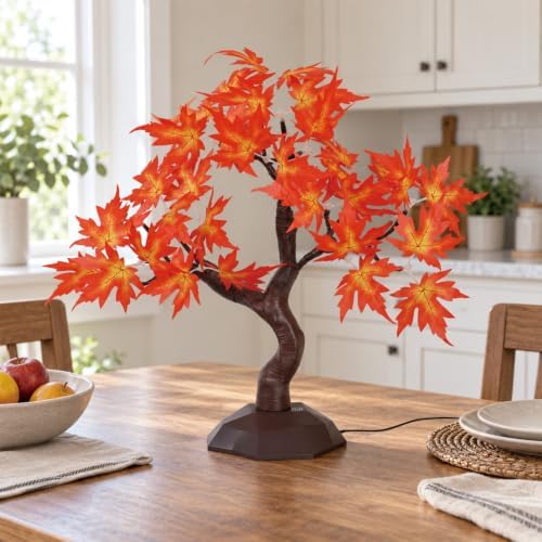 Tabletop Bonsai Tree Light with Decorative Branch - Image 5
