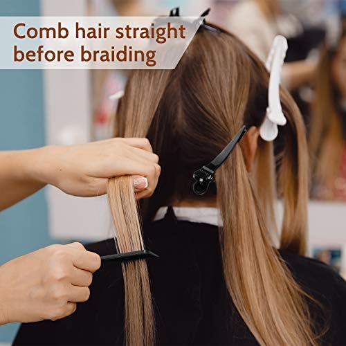 Honoson 7 Pcs Automatic Hair Braider Twister Machine with Comb Clips, Black - Image 4