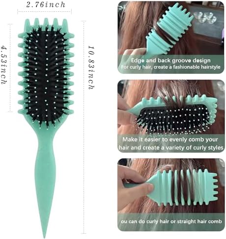 Curly Hair Brush,2025 Curly Hair Products Curl Defining Brush, Bounce Defining Hair Shaping for Women Men - Image 3