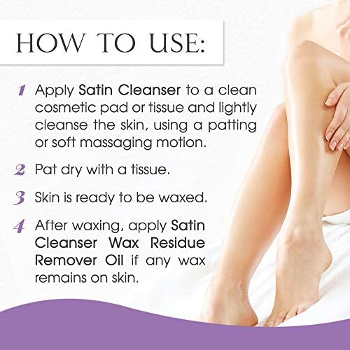 SATIN SMOOTH Satin Cleanser Skin Preparation Cleanser 4 oz x 2 packs - Image 6