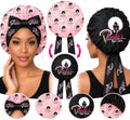 Venide's Reversible Satin Bonnet for Women - Adjustable Tie Strap Sleep Cap for Curly & Natural Hair by Unknown