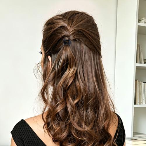 YOHAMA 36Pcs Small Hair Claw Clips Black Strong Mini Bangs Jaw for Women - Image 5