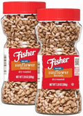 Fisher Dry Roasted Sunflower Seeds Kernels with Sea Salt, 7.25 oz (Pack of 2), Sunflower Seeds to Eat, Gluten-Free, No Sugar Added, Crunchy Snacks for Adults, Perfect for Salads, Yogurt, & On-the-Go Snacking by FisherNuts