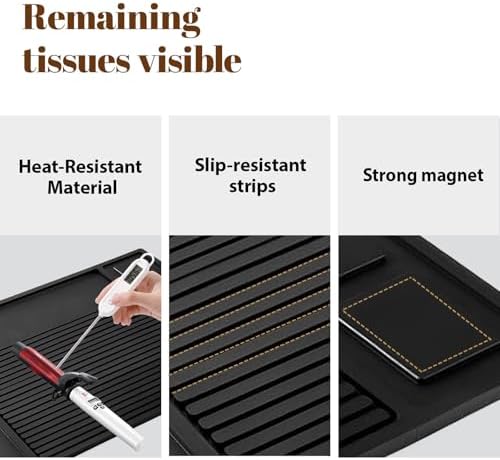Adevar Magnetic Barber Mat for Clippers,Barber Station Organizer Mat for Beauty Tools,Professional Non-Slip Matt - Image 5