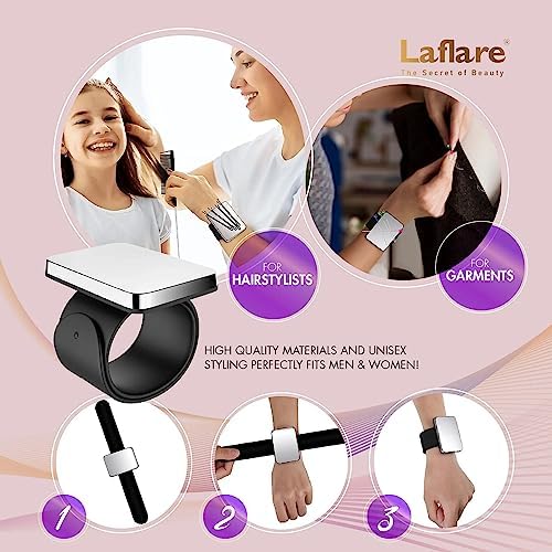 Laflare Braiding Rack for Hair with Comb Set & Braid Gel Wristband & Rack (Braid Extension Holder with 60 Pegs) with Braiding Accessories 5pc Set (PPCOM3) - PP Material - Storage Rack - Image 4
