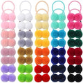 choicbaby 40PCS Pom Pom Hair Ties Elastic Rubber Band for Baby Girls by choicbaby