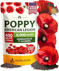 HOME GROWN American Legion Red Poppy Seeds, 6,000 Seeds, Papaver rhoeas by HOMEGROWN