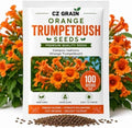 Orange Trumpetbush Seeds for Planting | Bright Orange Flowers | 100 Seeds by CZGrain
