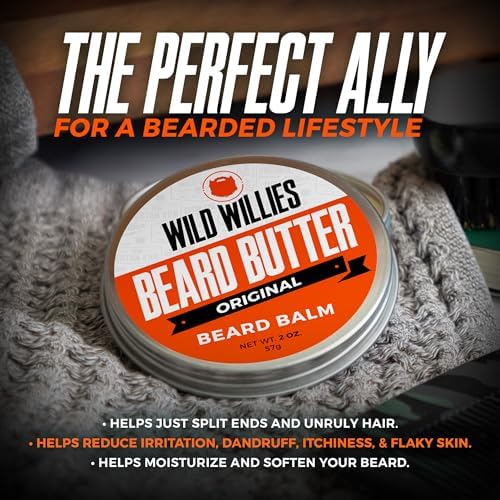 Wild Willies Beard Care Kit - Heated Straightener, Butter & Growth Serum - Image 3