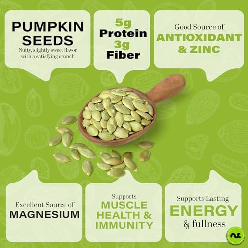 NUT CRAVINGS - Roasted & Unsalted Pumpkin Seeds (32oz - 2 LB) Pepitas - Image 3