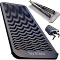 ANGENIL Silicone Heat Resistant Travel Mat Pouch for Titanium Ceramic Flat Iron, Hair Straightener Professional and Curler 2 in 1, Curling Wand, Crimper Hair Iron Tools, Food Grade Silicone, Black by ANGENIL