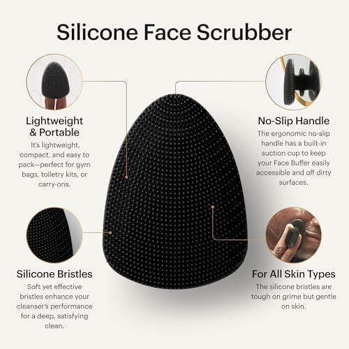 MANSCAPED® The Face Buffer Men's Silicone Face Scrubber - Image 2
