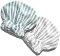 Microfiber Hair Towel Cap,Soft Absorbent Quick Drying Cap for Curly Thick Hair, Wrap Cap for Women Girls-Set of 2 Pcs（Blue White/Gray White） by SportMore