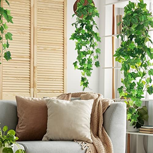 RECUTMS Fake Vines Artificial Hanging Ivy Vines Plants for Room Decor 4Pcs - Image 4
