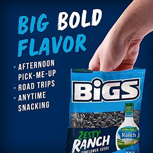 BIGS Sunflower Seeds, Hidden Valley Zesty Ranch Flavor, 5.35 oz. - Image 5