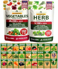 HOME GROWN 70 Variety Vegetable & Herb 30,600+ Seeds Survival Garden Kit by HOMEGROWN