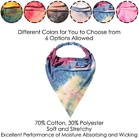 Vercret Hair Scarf Headband for Women,Boho Bandana Pretied Elastic Kerchief - Image 4
