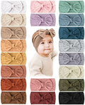 Prohouse 20 Pcs Baby Girl Bows and Headbands, Elastics Nylon Hairbands by Prohouse