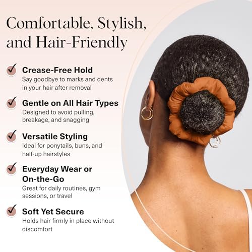 Kitsch Scrunchies for Women - Hair Ties No Damage - Sedona, 3pcs - Image 3
